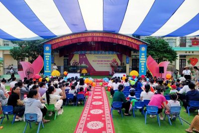 Rộn ràng ngày khai giảng năm học 2025-2026 trường MN Ninh Vân