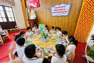 Lan toả văn hoá đọc trong trường MN Ninh Vân
