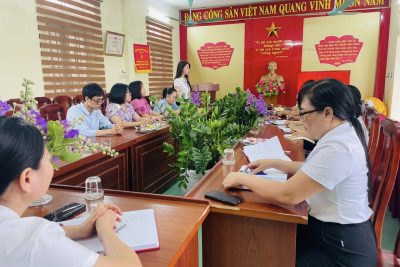 Trường mầm non Ninh Vân đón đoàn kiểm tra theo kế hoạch của UBND phường Nam Hoa Lư năm 2026